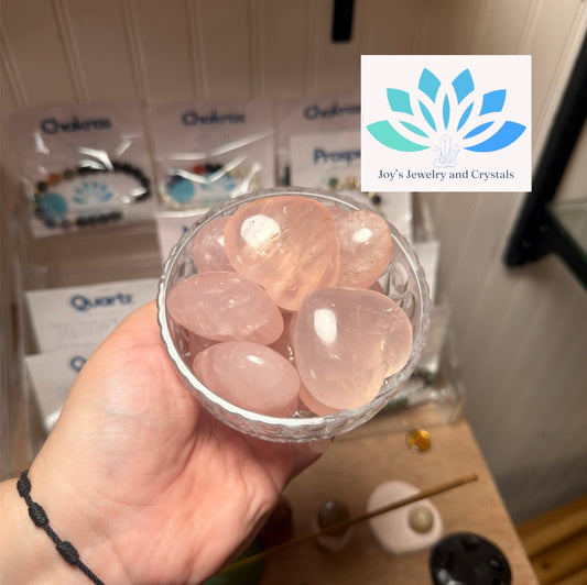 Rose Quartz Hearts