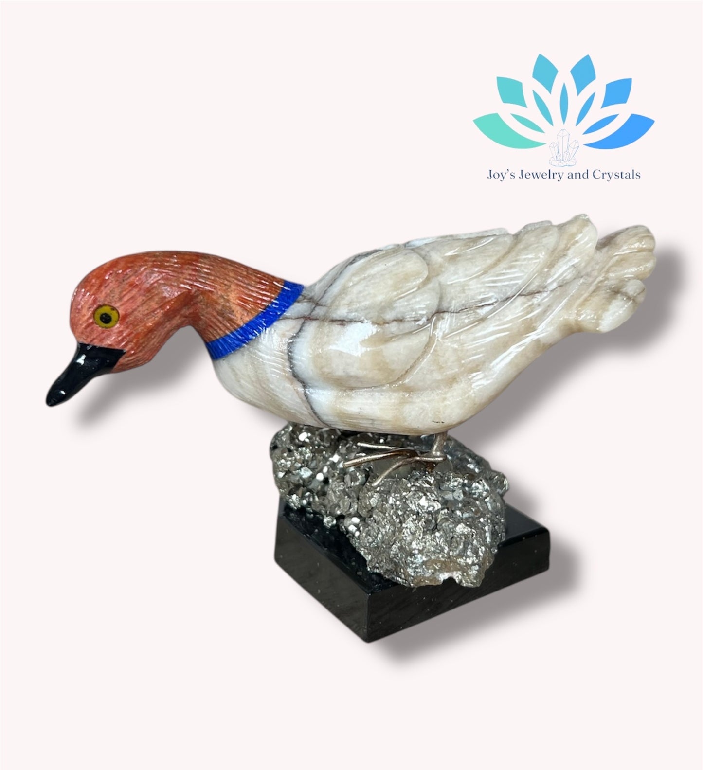 Handmade Crystal Birds Carvings from Perú