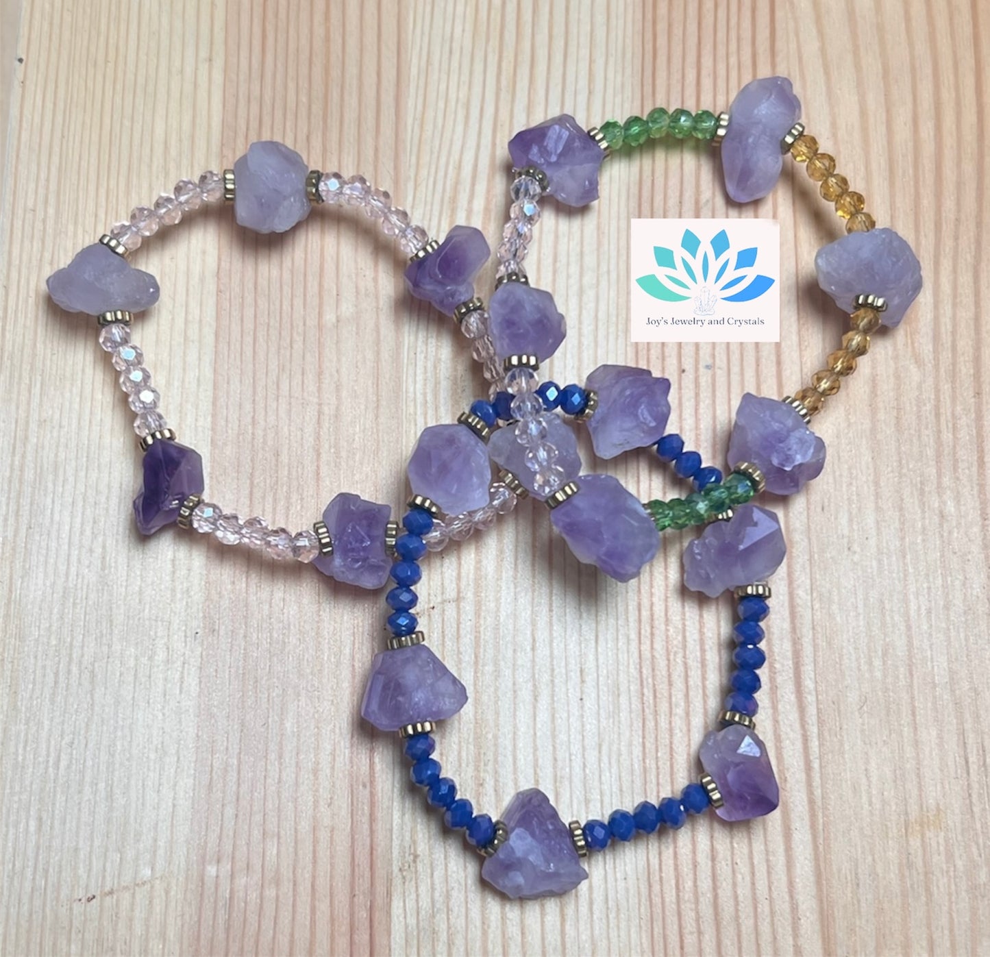 Flower Amethyst Bracelet