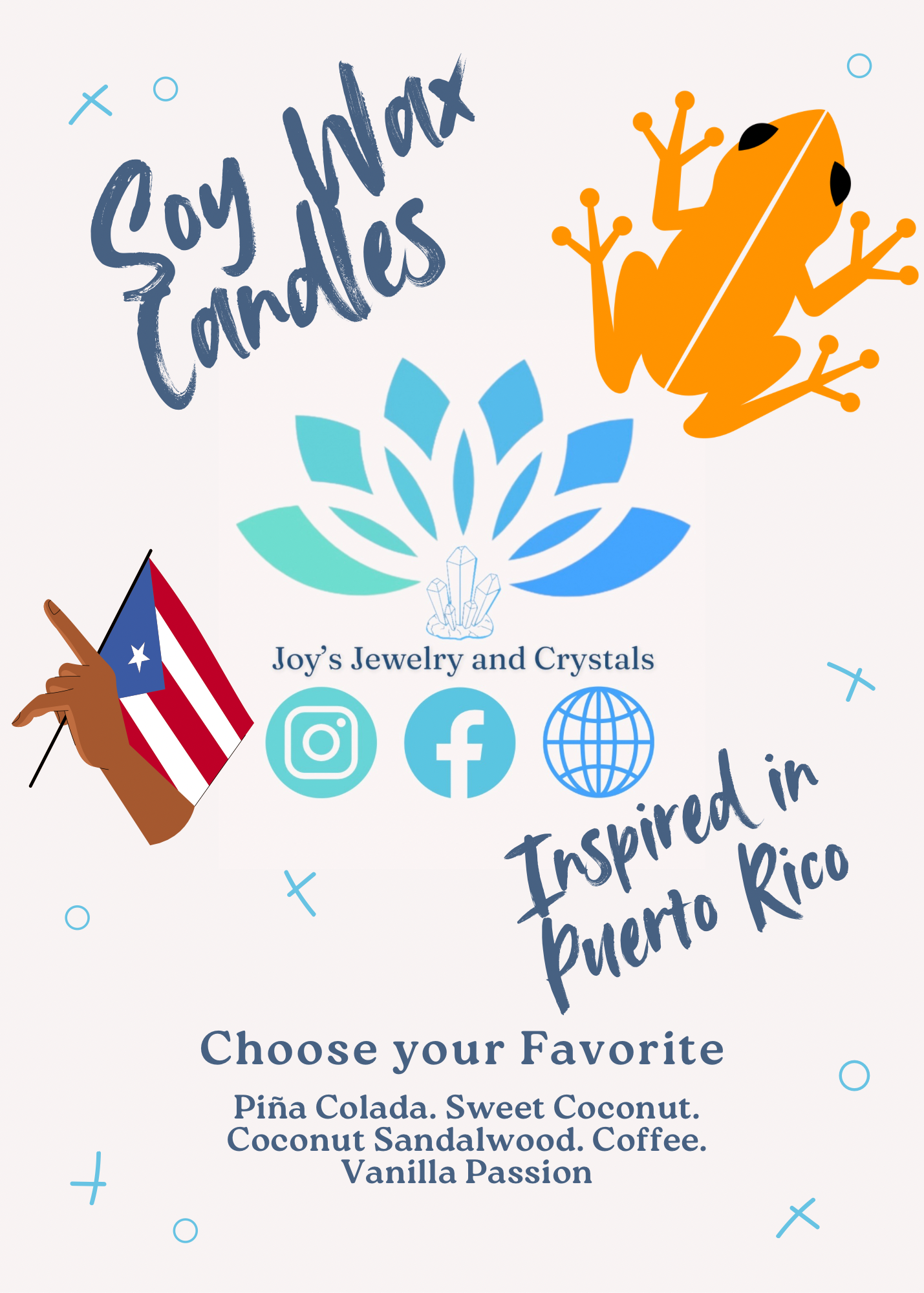 Soy Wax Candles Inspired by Puerto Rico