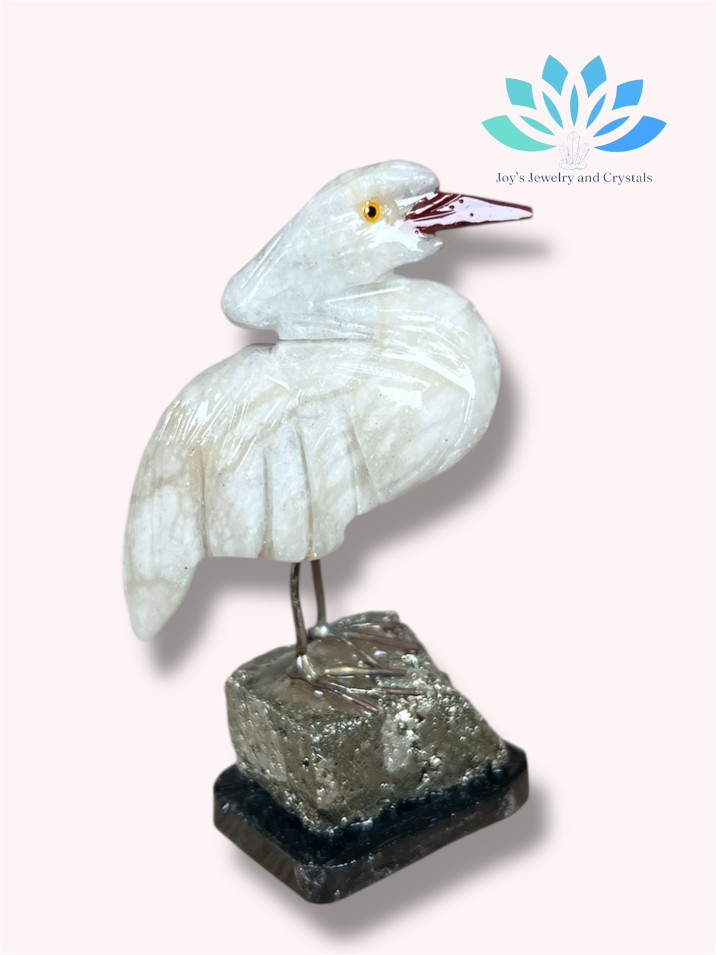 Handmade Crystal Birds Carvings from Perú