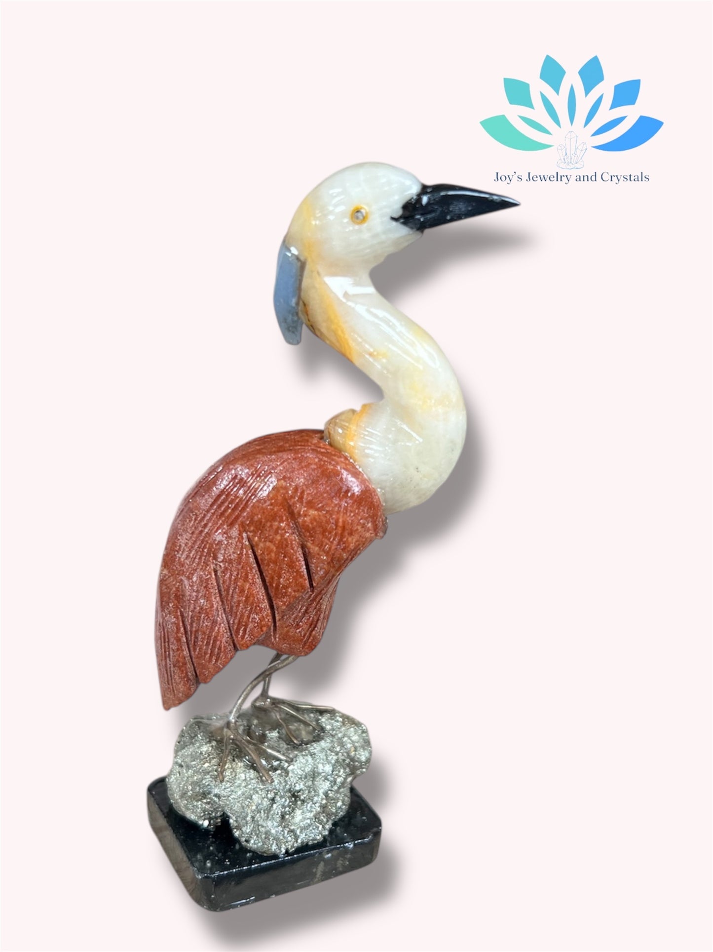 Handmade Crystal Birds Carvings from Perú