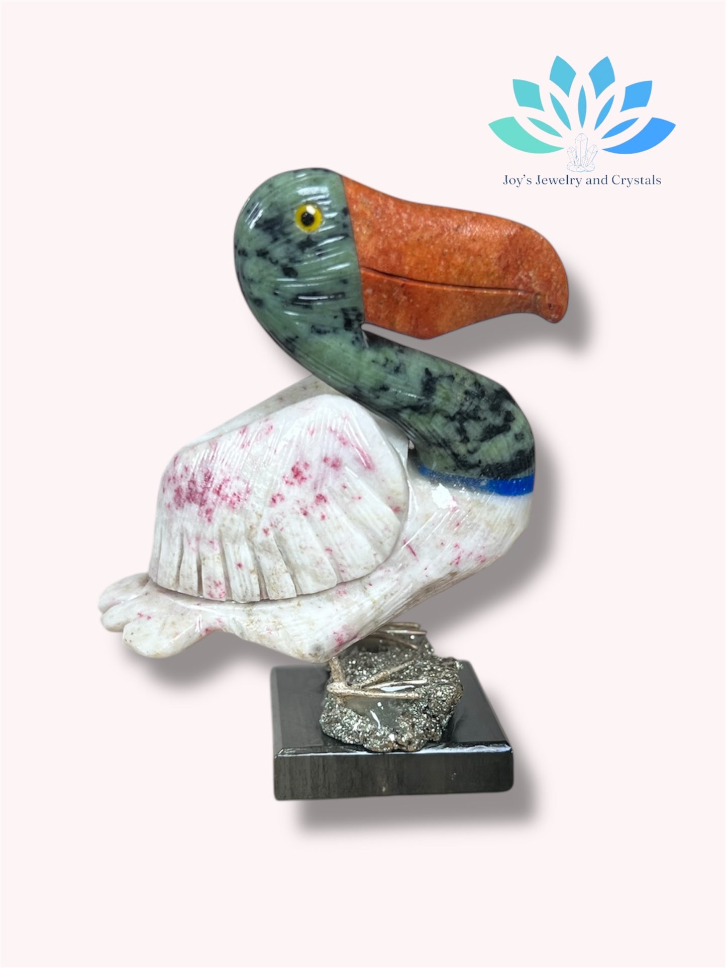 Handmade Crystal Birds Carvings from Perú
