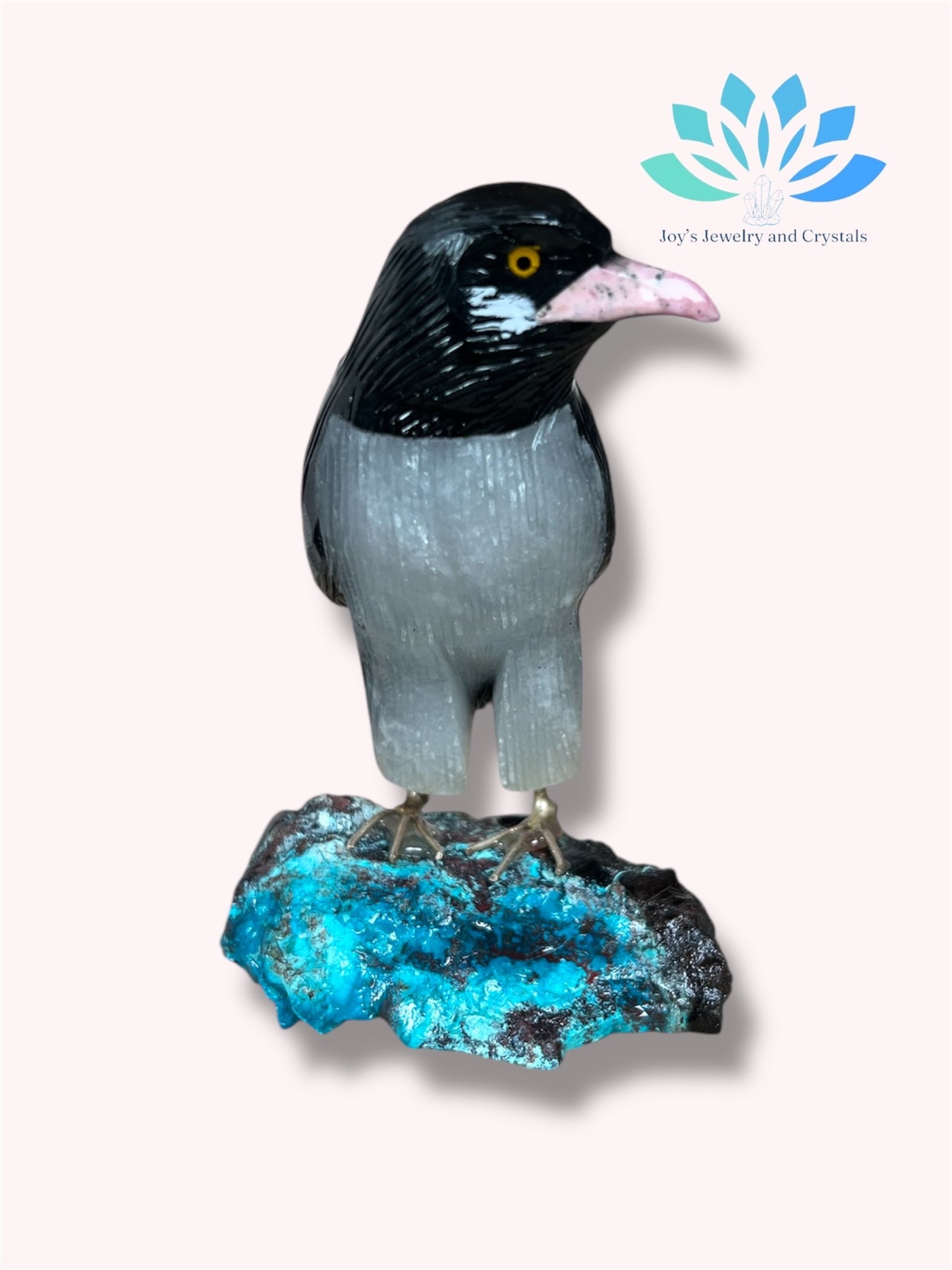 Handmade Crystal Birds Carvings from Perú