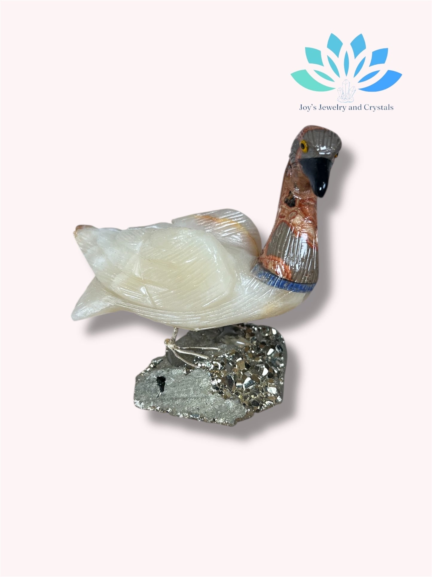 Handmade Crystal Birds Carvings from Perú