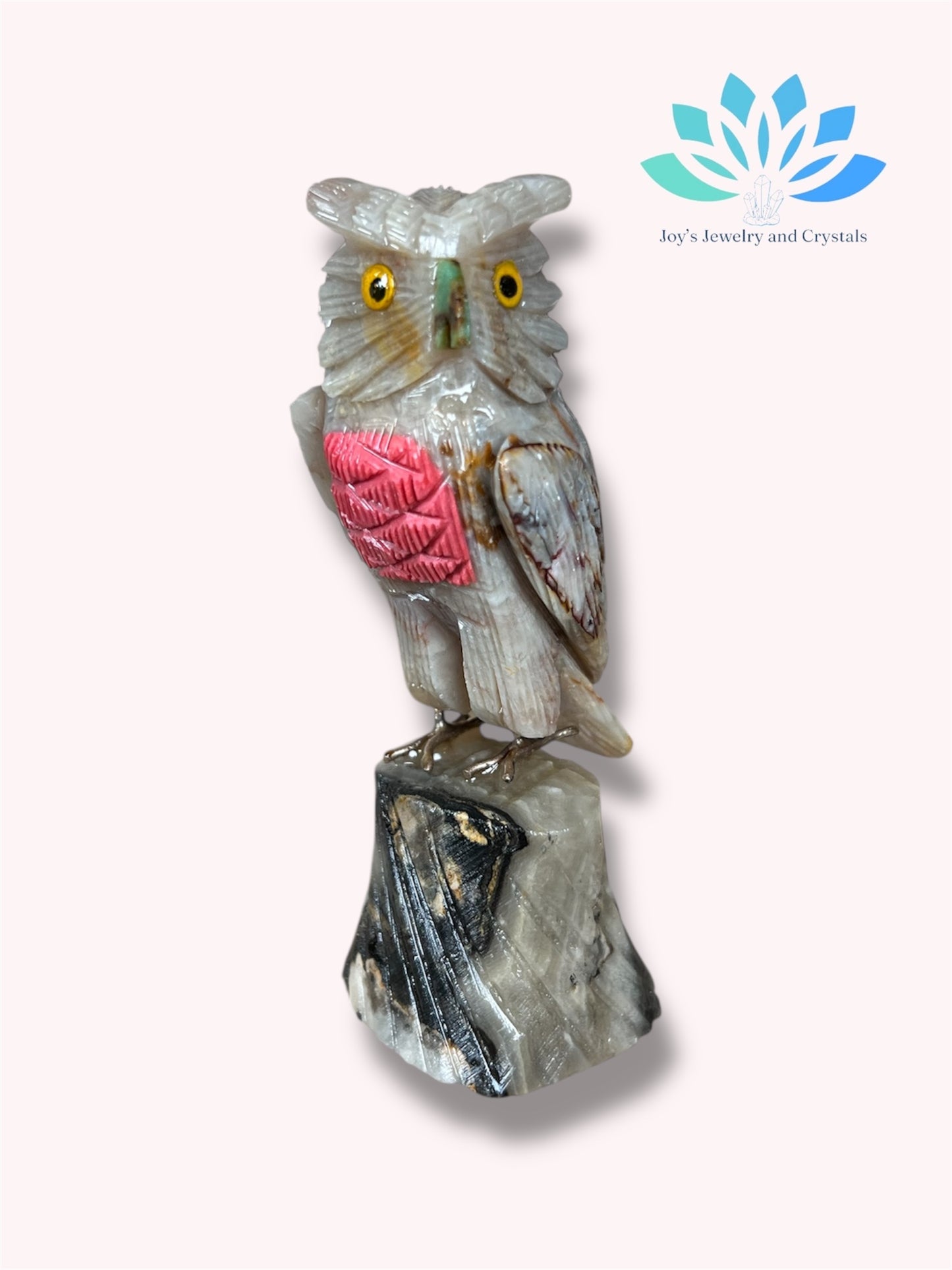 Handmade Crystal Birds Carvings from Perú
