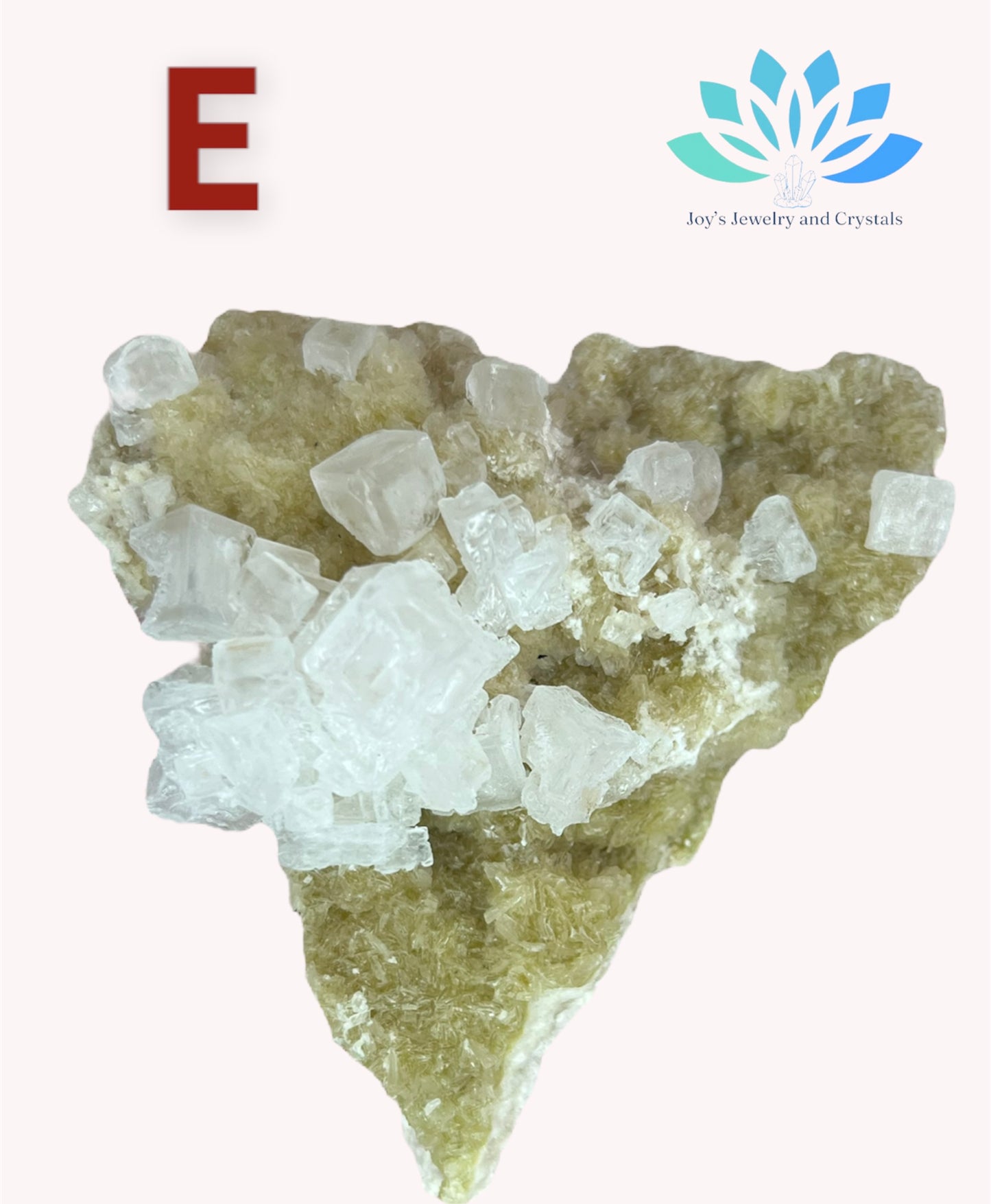 Pink Halite on Trona