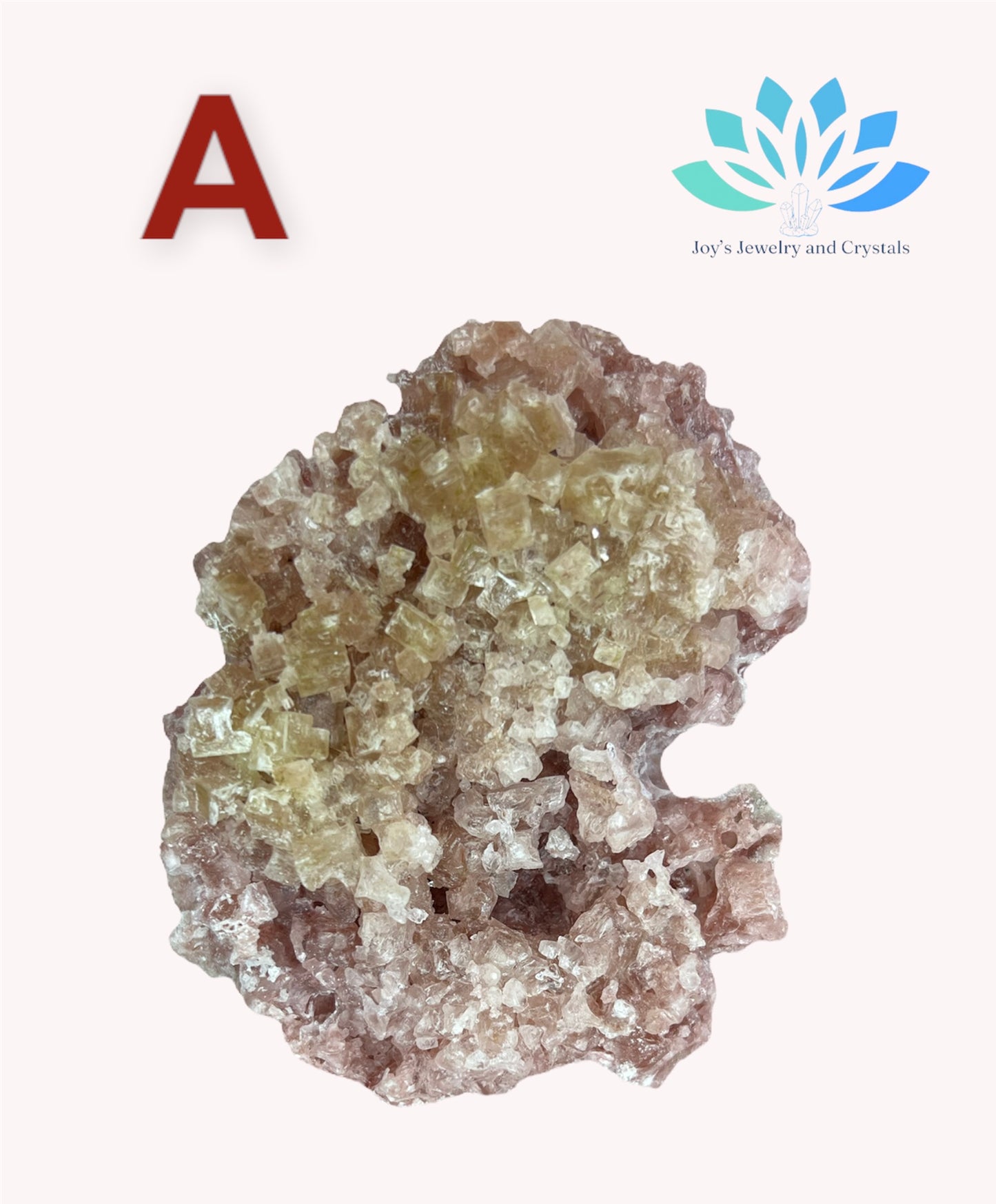 Pink Halite on Trona