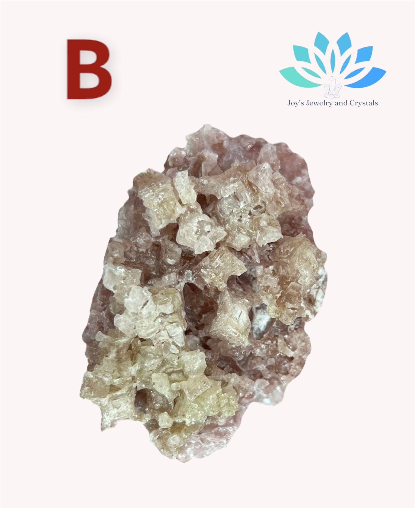 Pink Halite on Trona