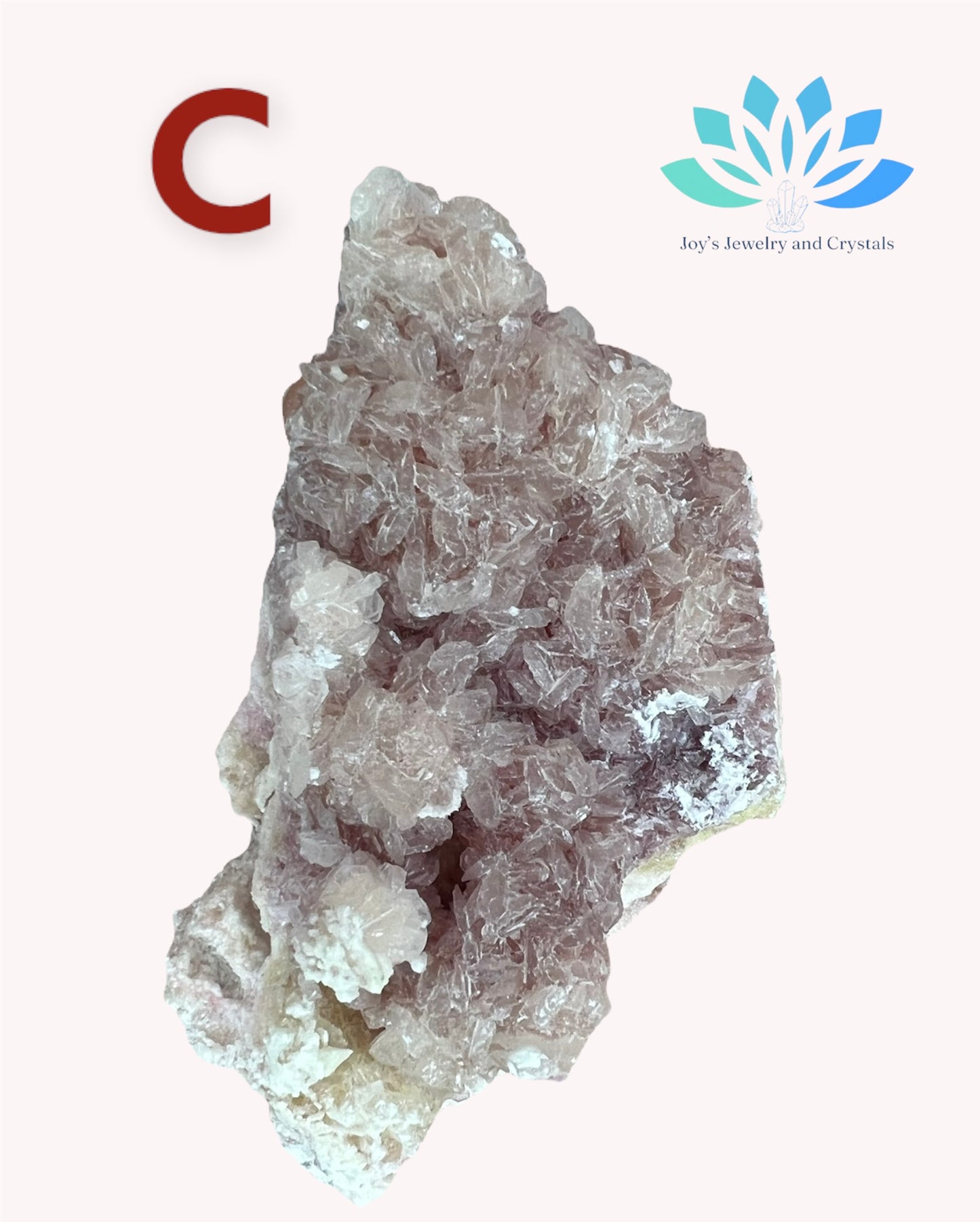 Pink Halite on Trona