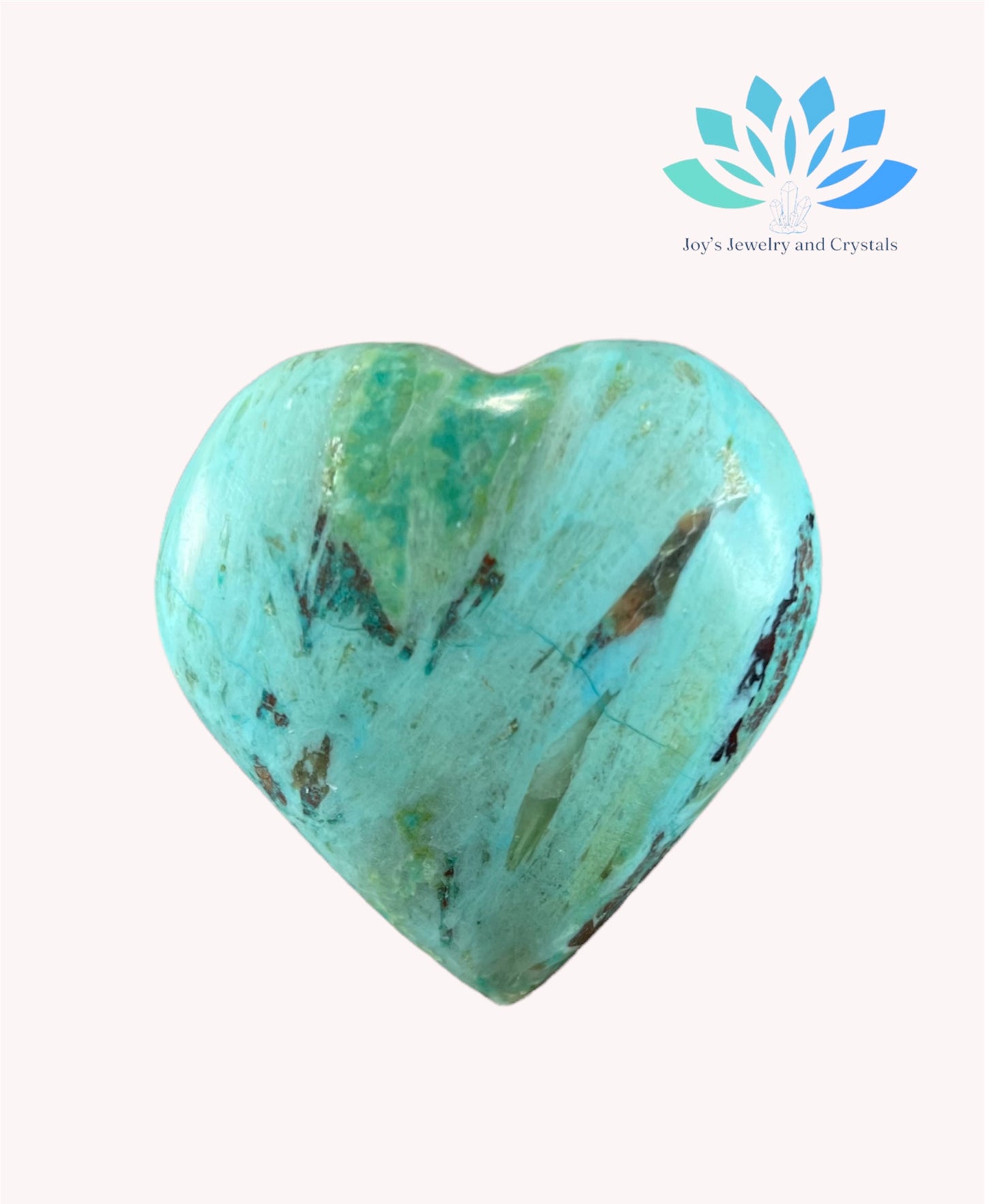 Peruvian Turquoise Heart Carvings