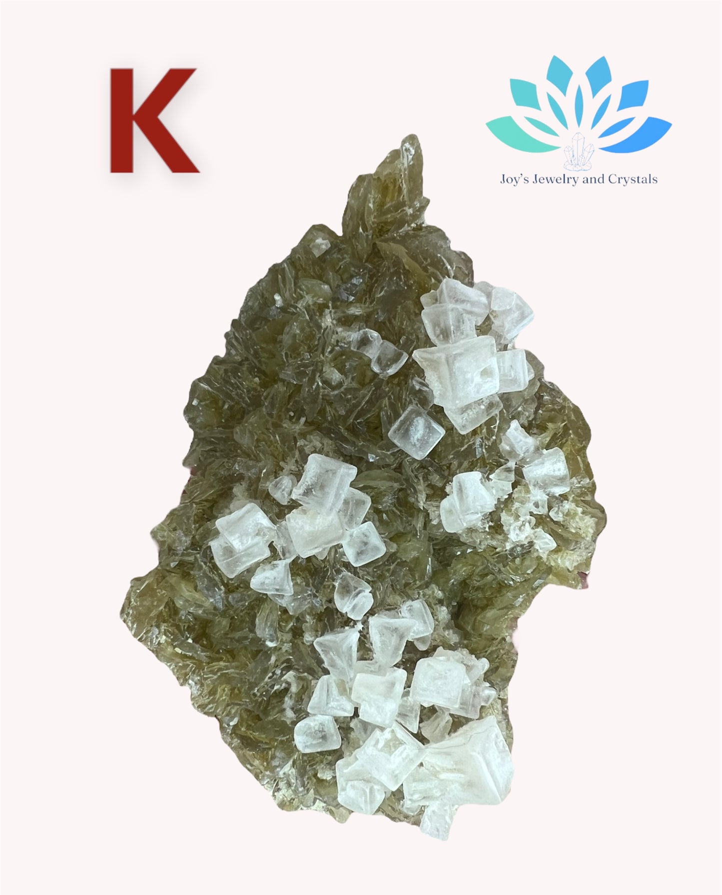 Pink Halite on Trona