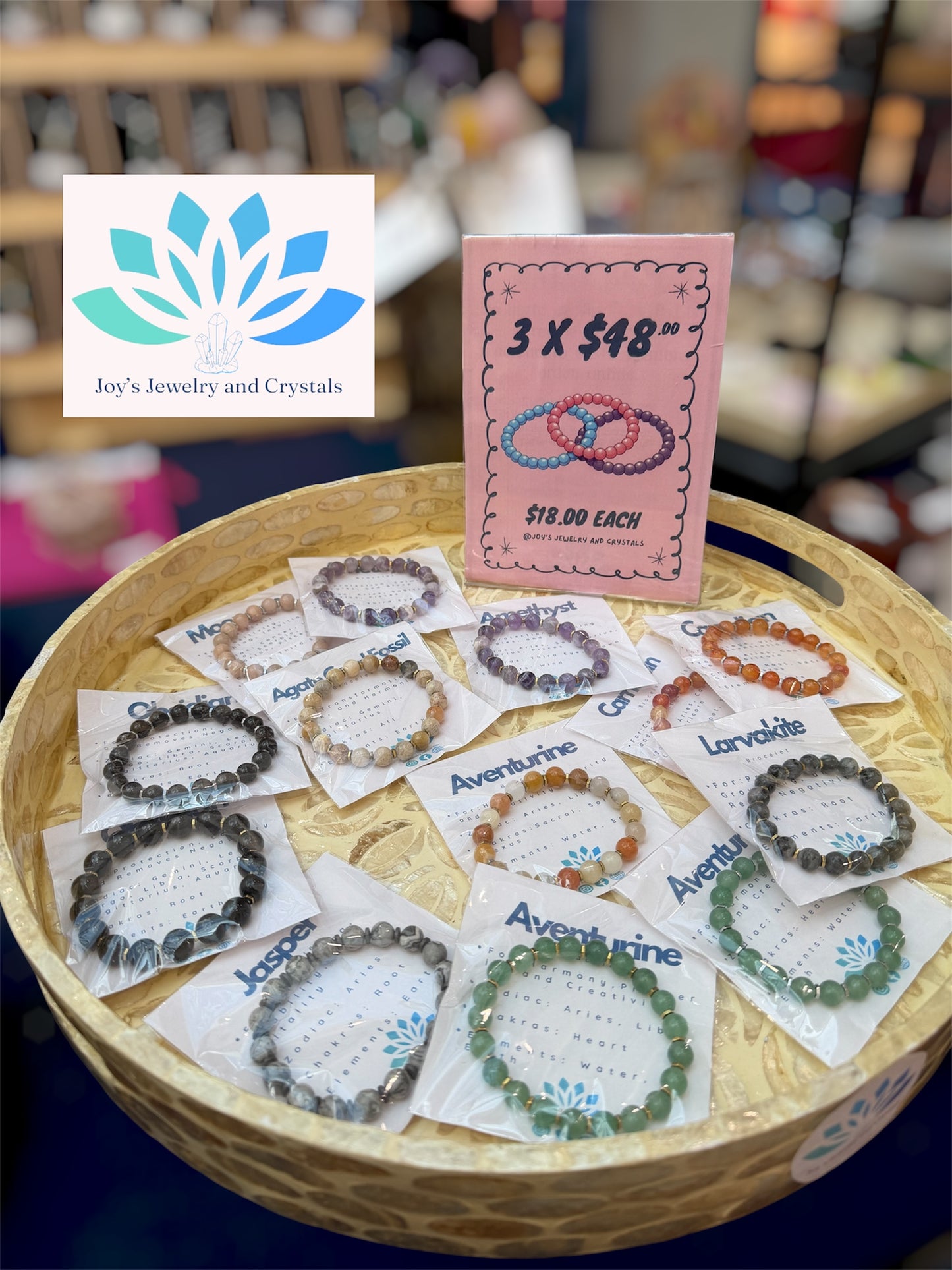 Mix & Match Elastic Bracelet made with Quartz