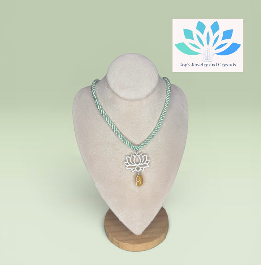 Golden Lotus Necklace