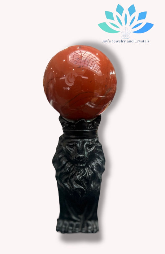 Red Jasper Sphere
