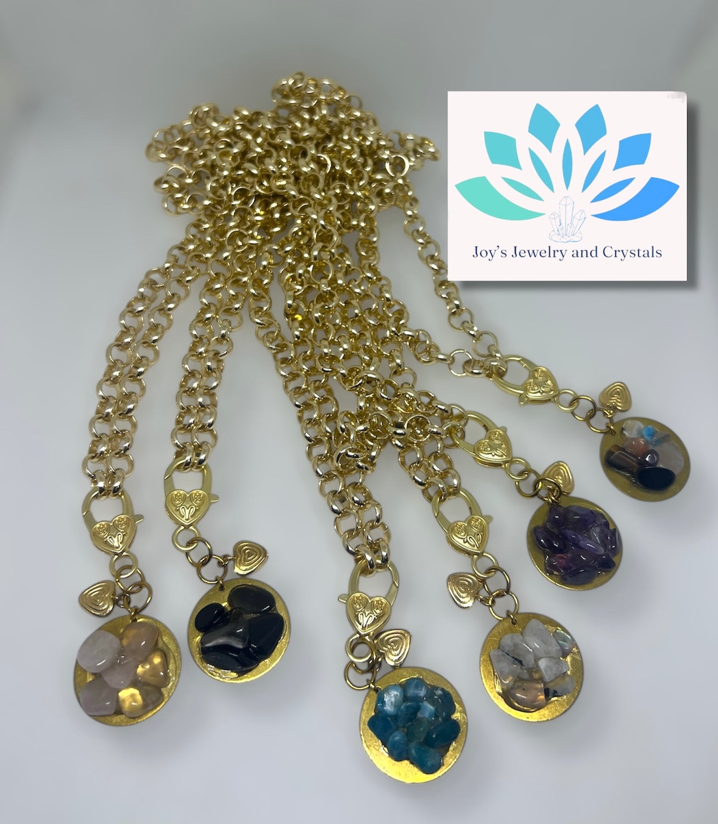 Crystal Medallion Necklace