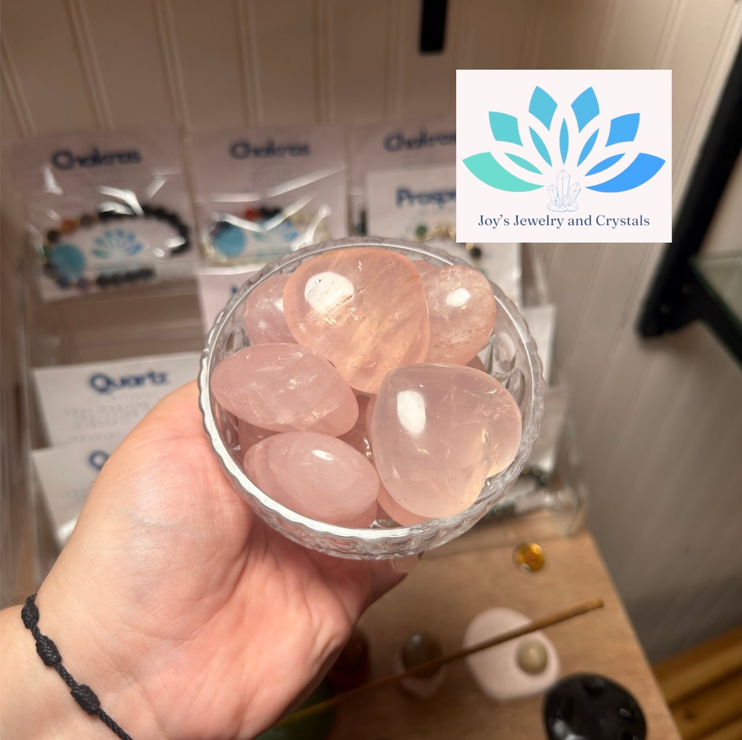 Rose Quartz Hearts