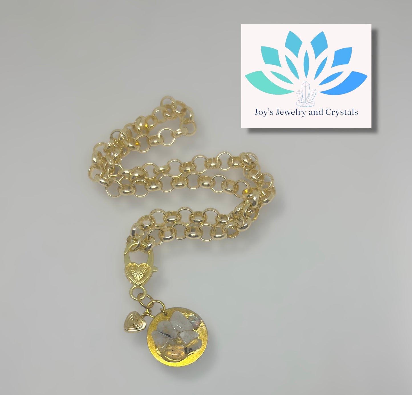 Crystal Medallion Necklace