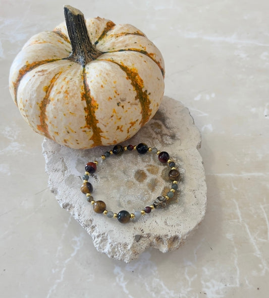 Tiger Blood Skull Elastic Bracelet