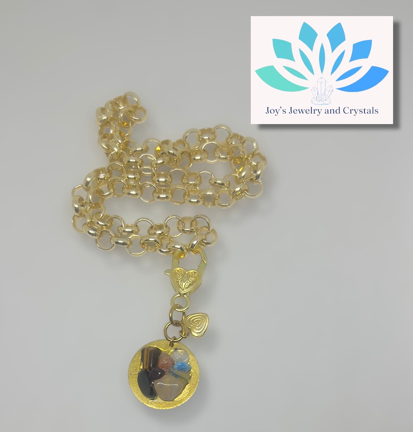 Crystal Medallion Necklace