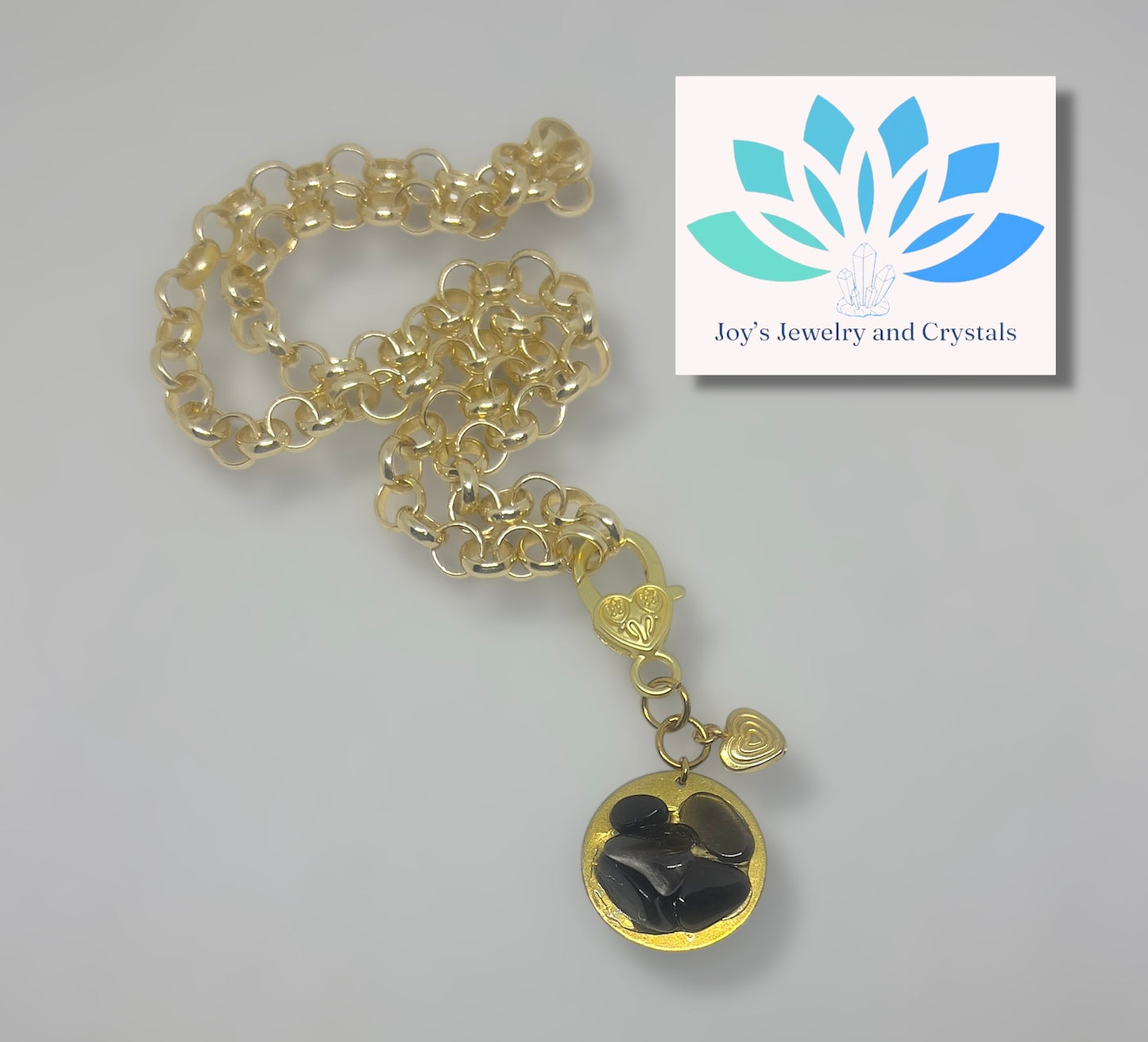 Crystal Medallion Necklace