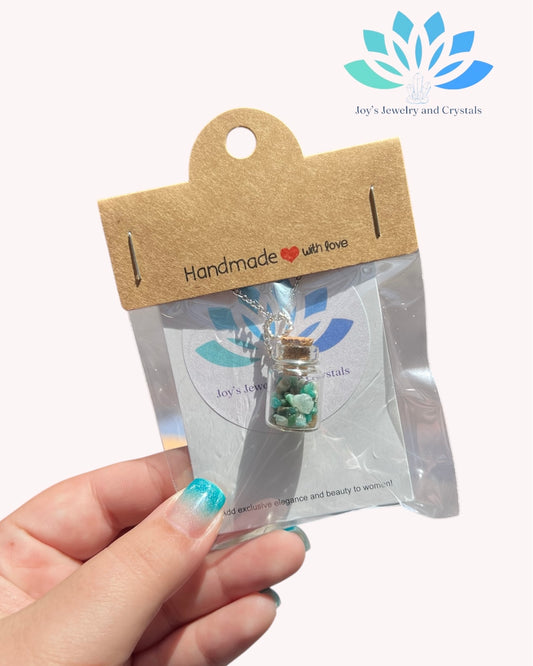 Crystal Bottle Necklace