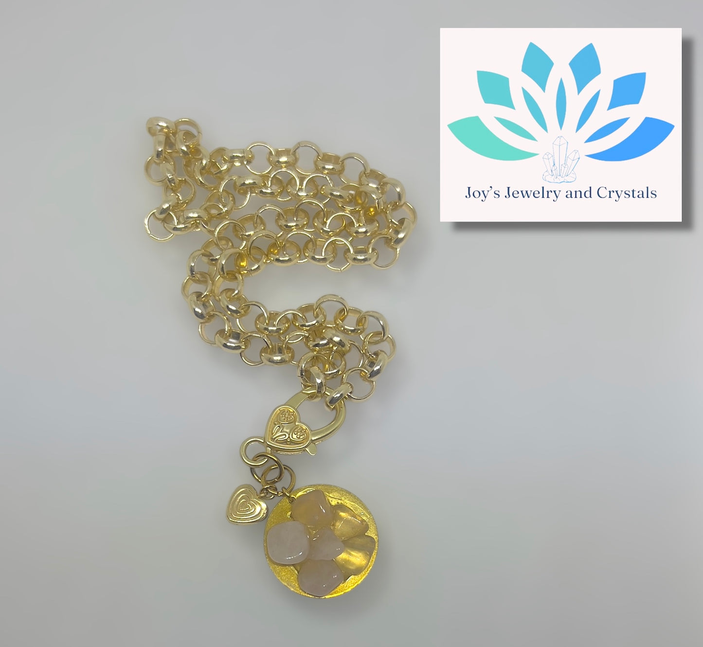 Crystal Medallion Necklace