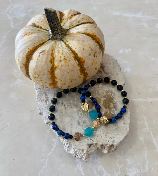 Blue Heart Bracelet