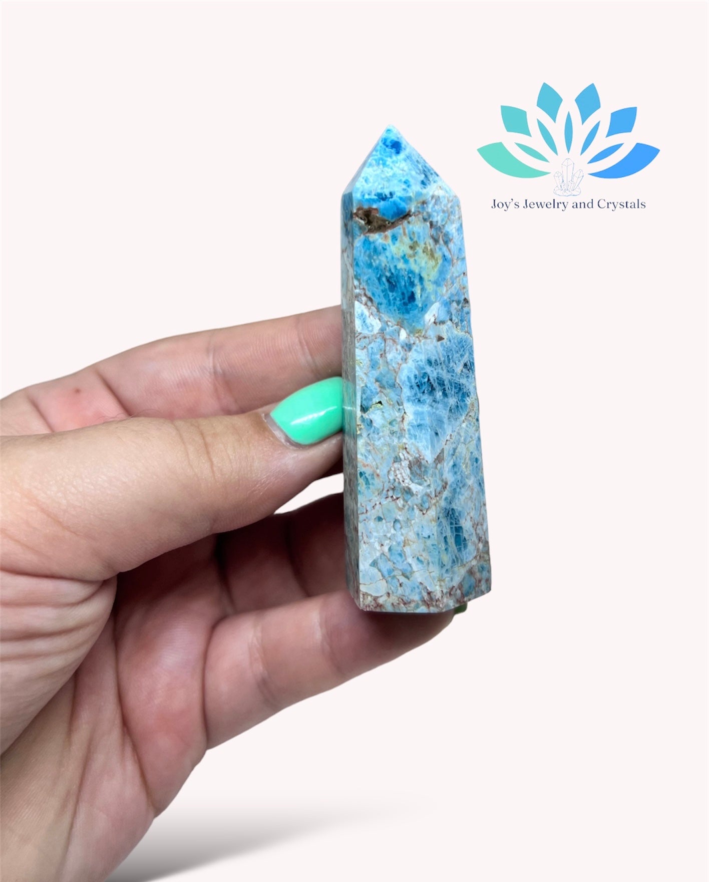 Blue Apatite Tower