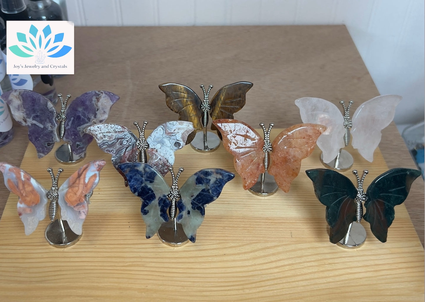 Butterfly Carving in Stand