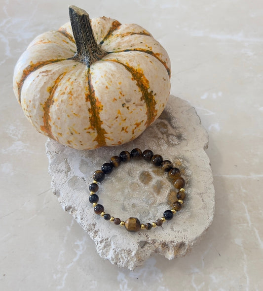 Tiger Eye Elastic Bracelet