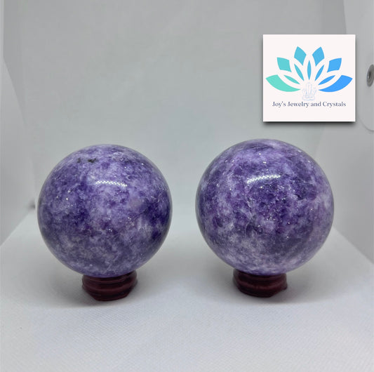 Lepidolite Spheres