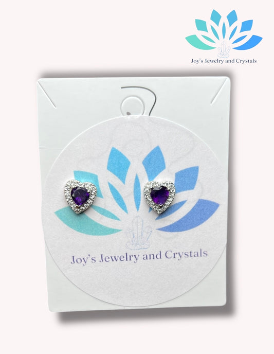 Amethyst Earrings (S925)