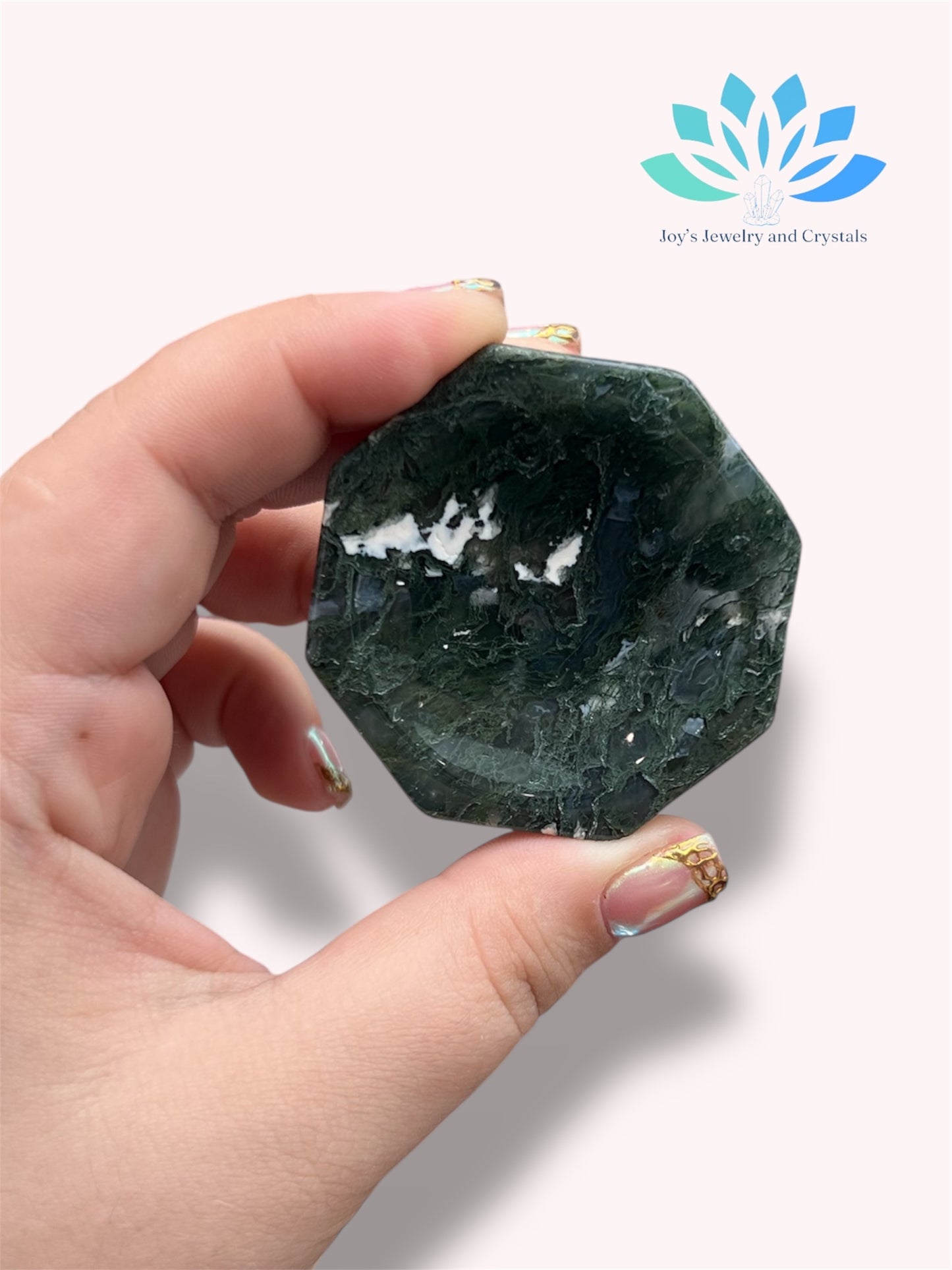 Moss Agate Bowl