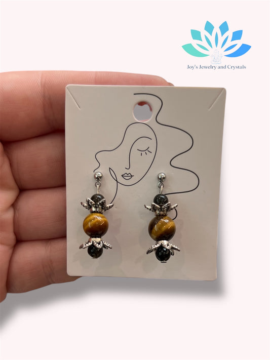 Tiger Eye Earrings