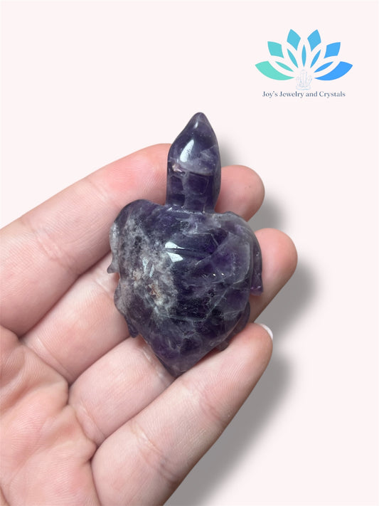 Amethyst Turtle Carvings