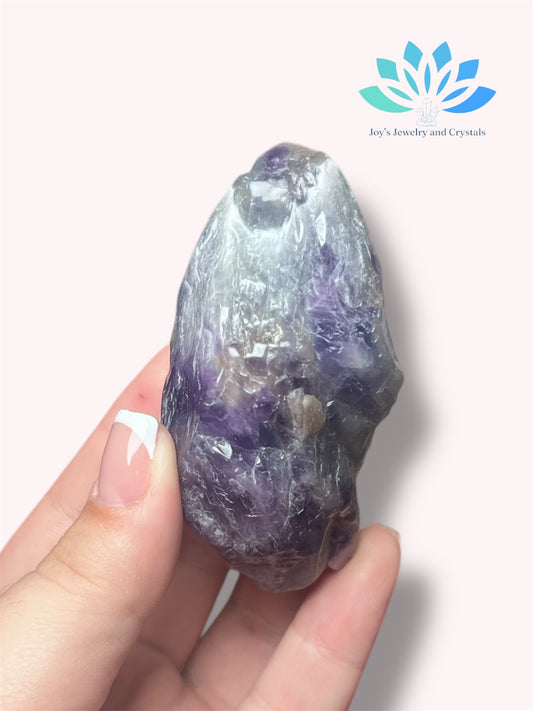 Semi-Polished Dream Amethyst