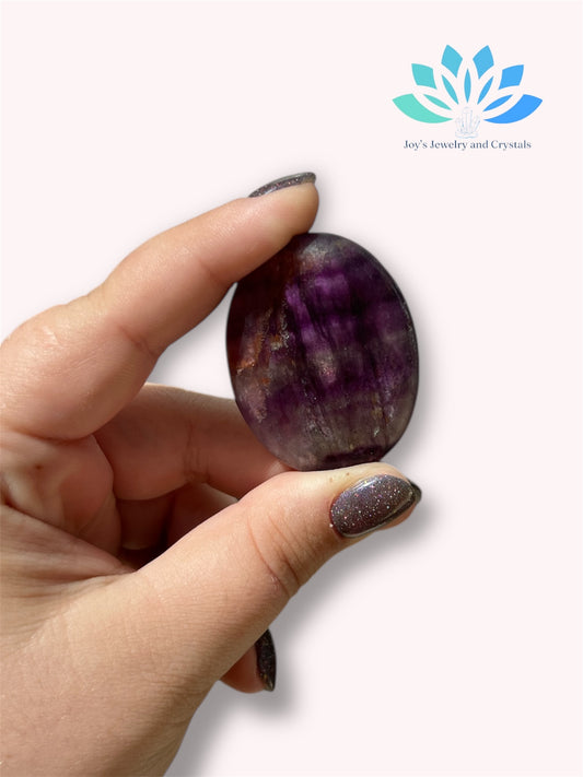 Fluorite Worry Stone