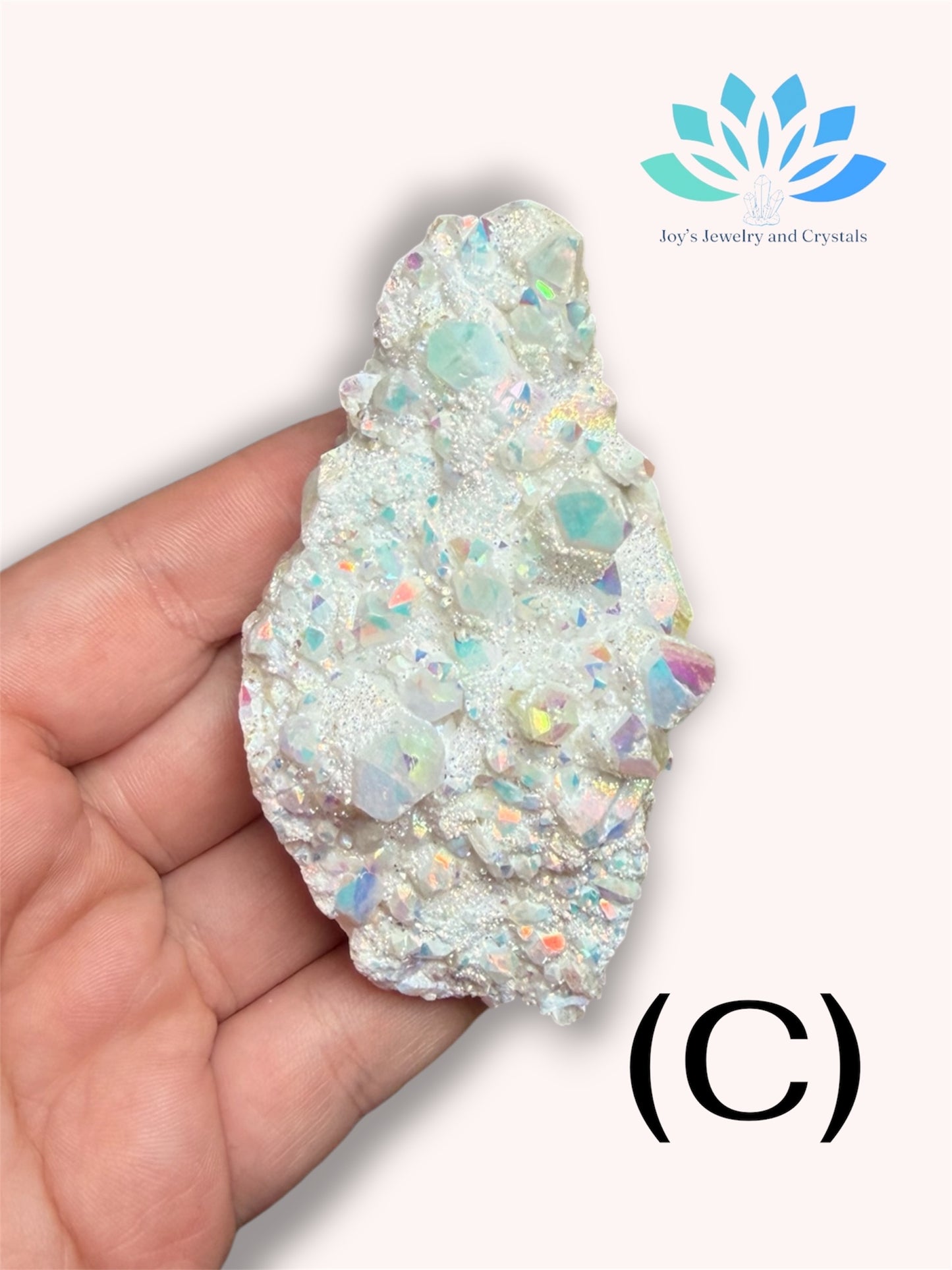 Angel Aura Quartz Cluster
