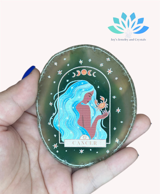 Agate Slab with woman sticker