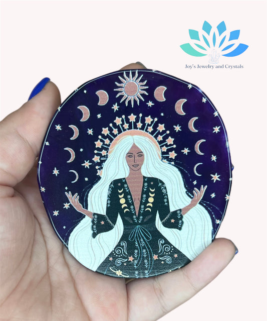 Agate Slab with woman sticker