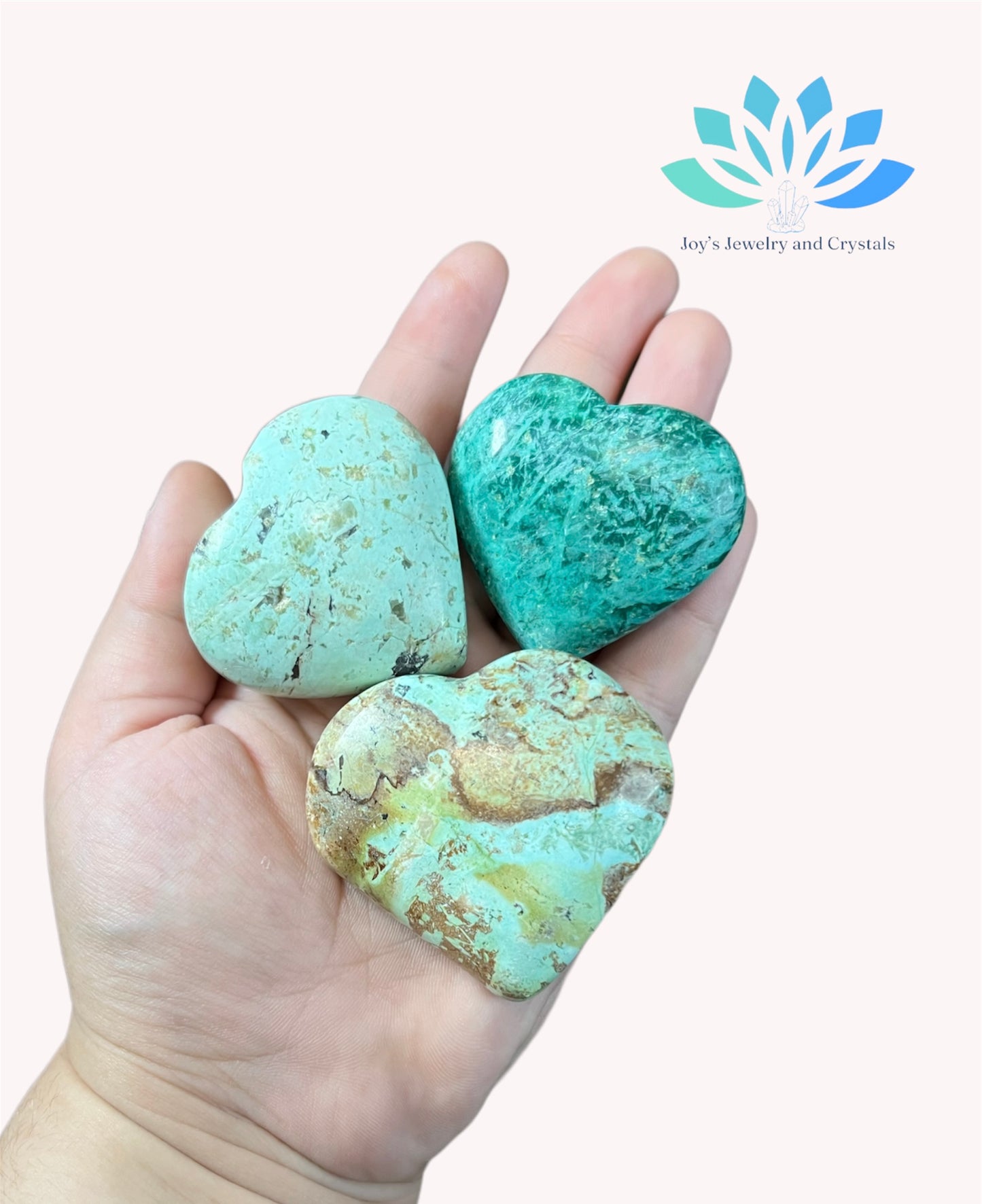 Peruvian Turquoise Hearts